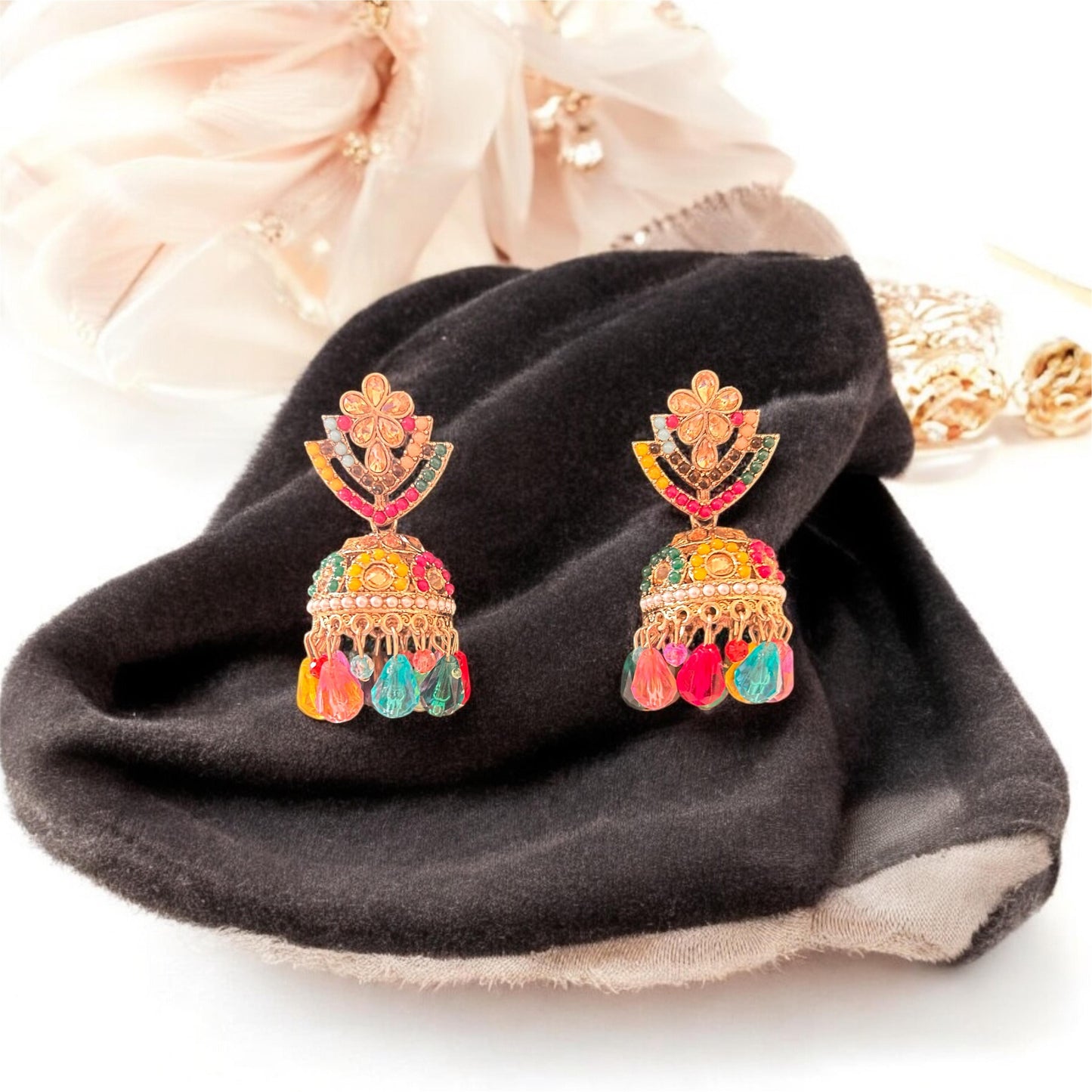 Rangriti Jhumka Earrings