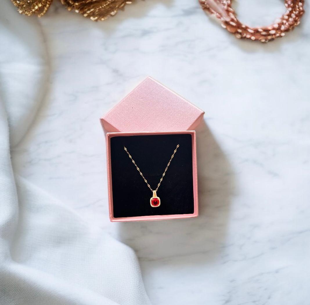 Crimson Glow Pendant