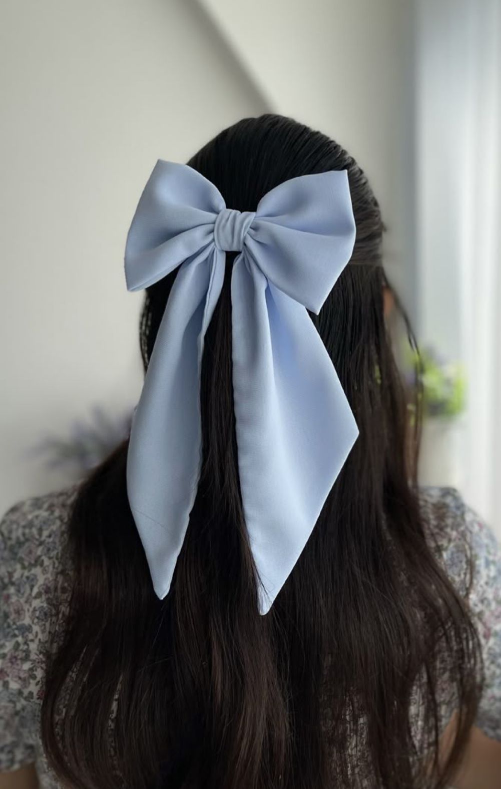 Satin Bow Hair Clip