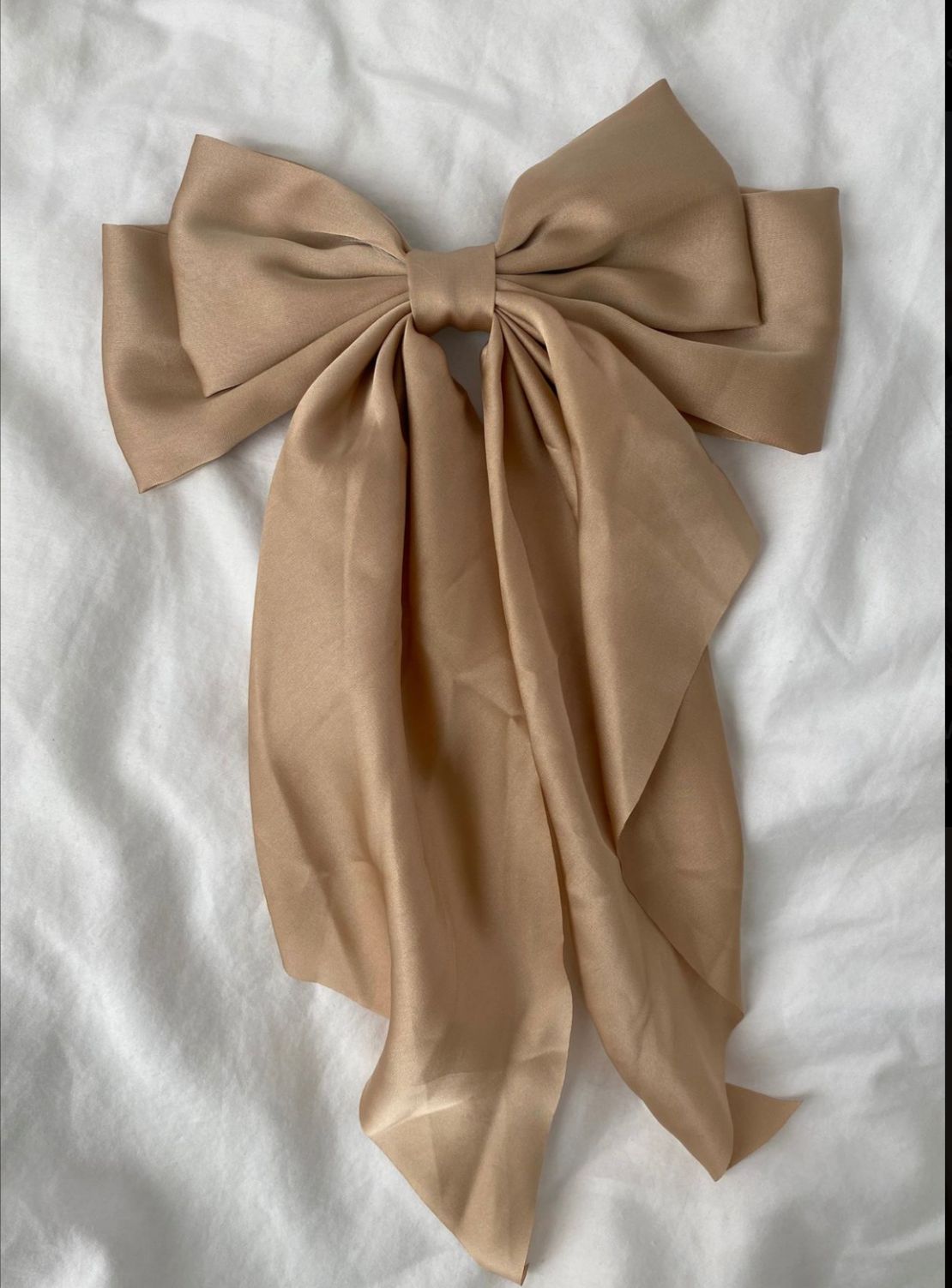 Satin Bow Hair Clip