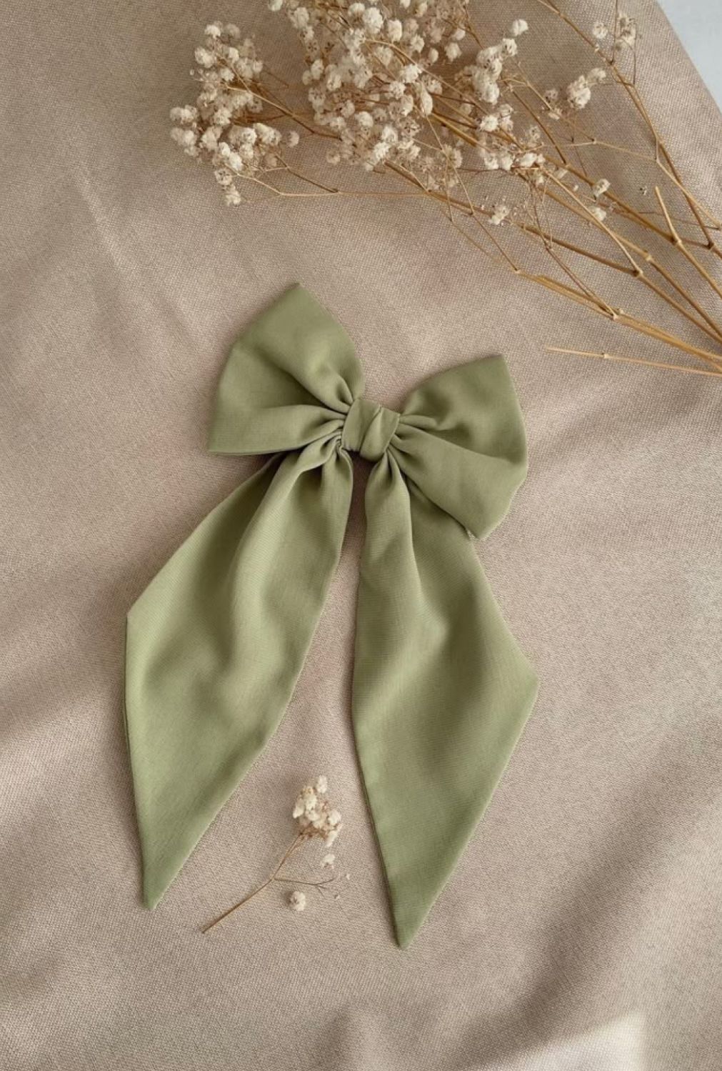 Satin Bow Hair Clip