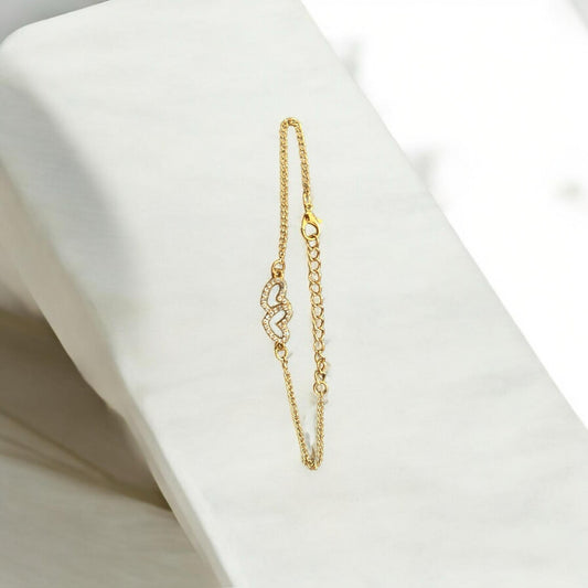 Elegant Infinity Heart Bracelet