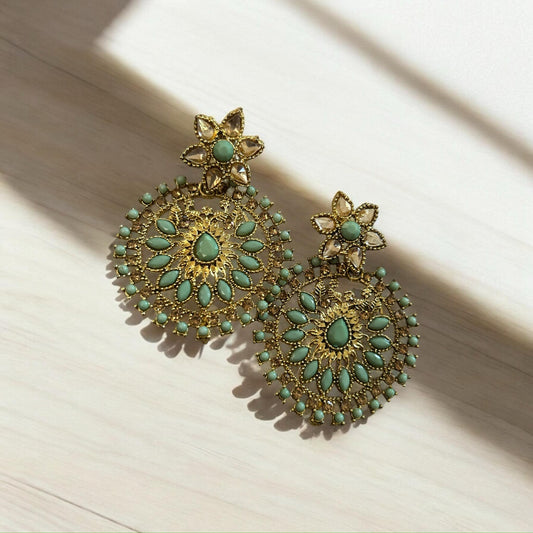 Traditional chandbali earring