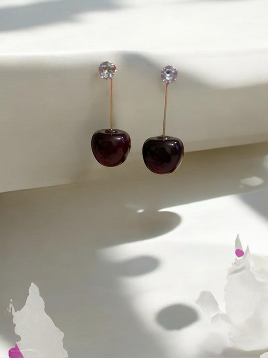Cherry Drop Earrings