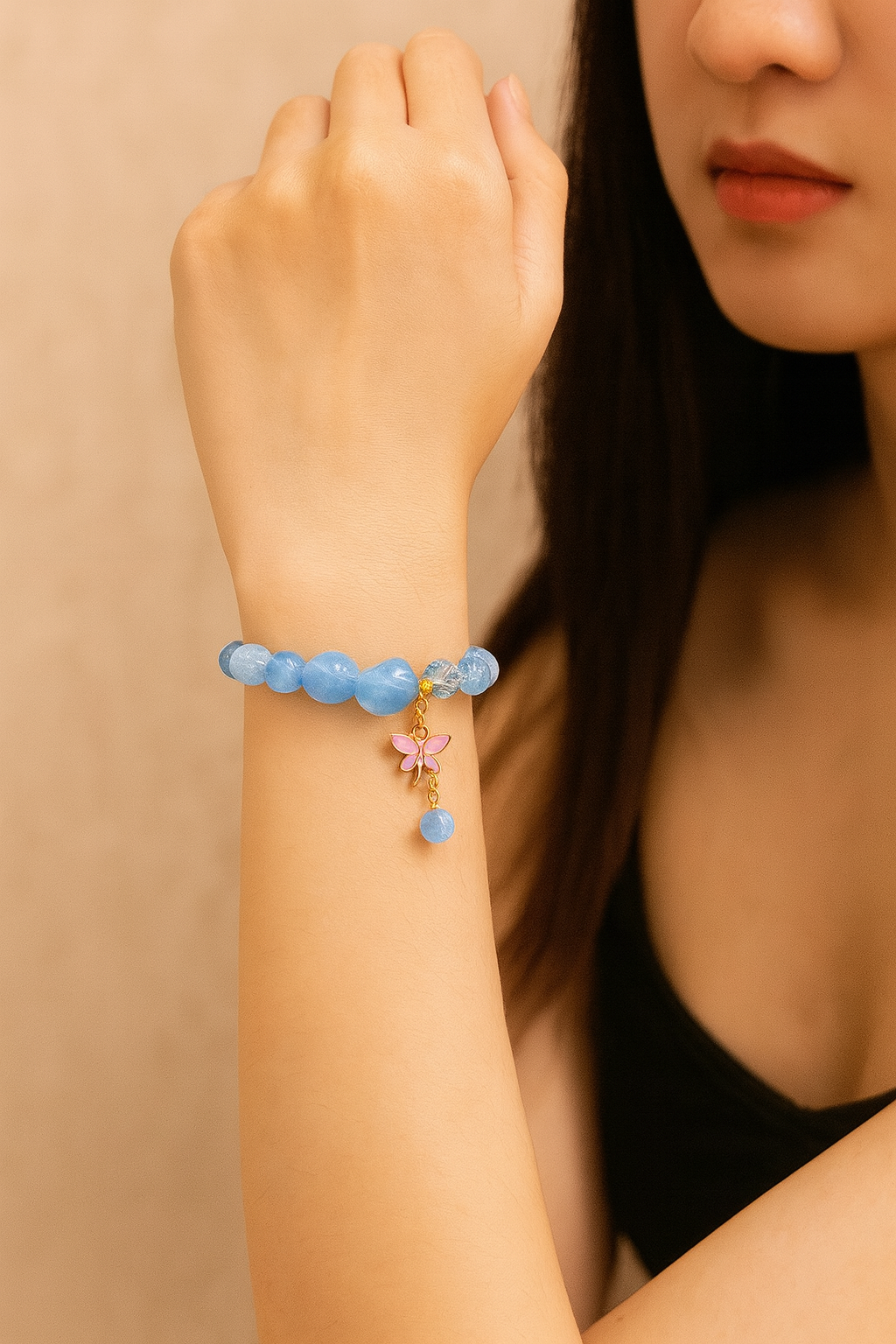 Blue Serenity Dragonfly Bracelet