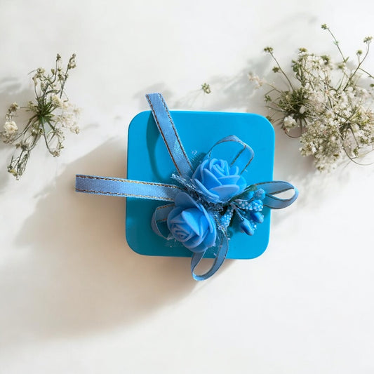 Charming Blue Rose Gift Box