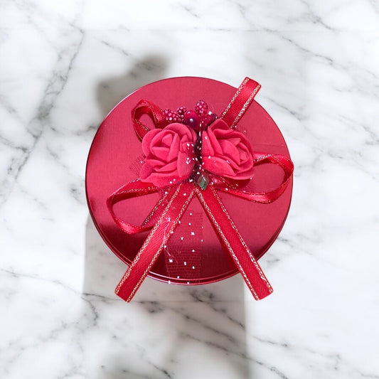 Romantic Round Red Gift Box