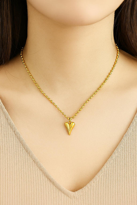Auric Bloom Heart Pendant