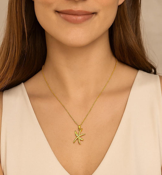 Golden Starbloom Pendant