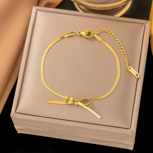 Golden Bow Knot Bracelet