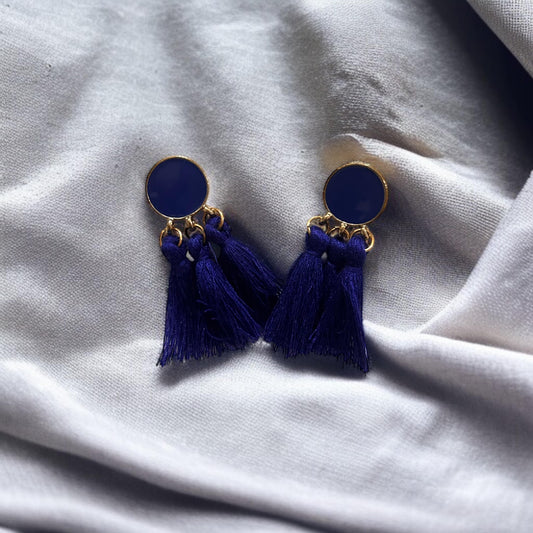 Royal Tassel Drop Earrings