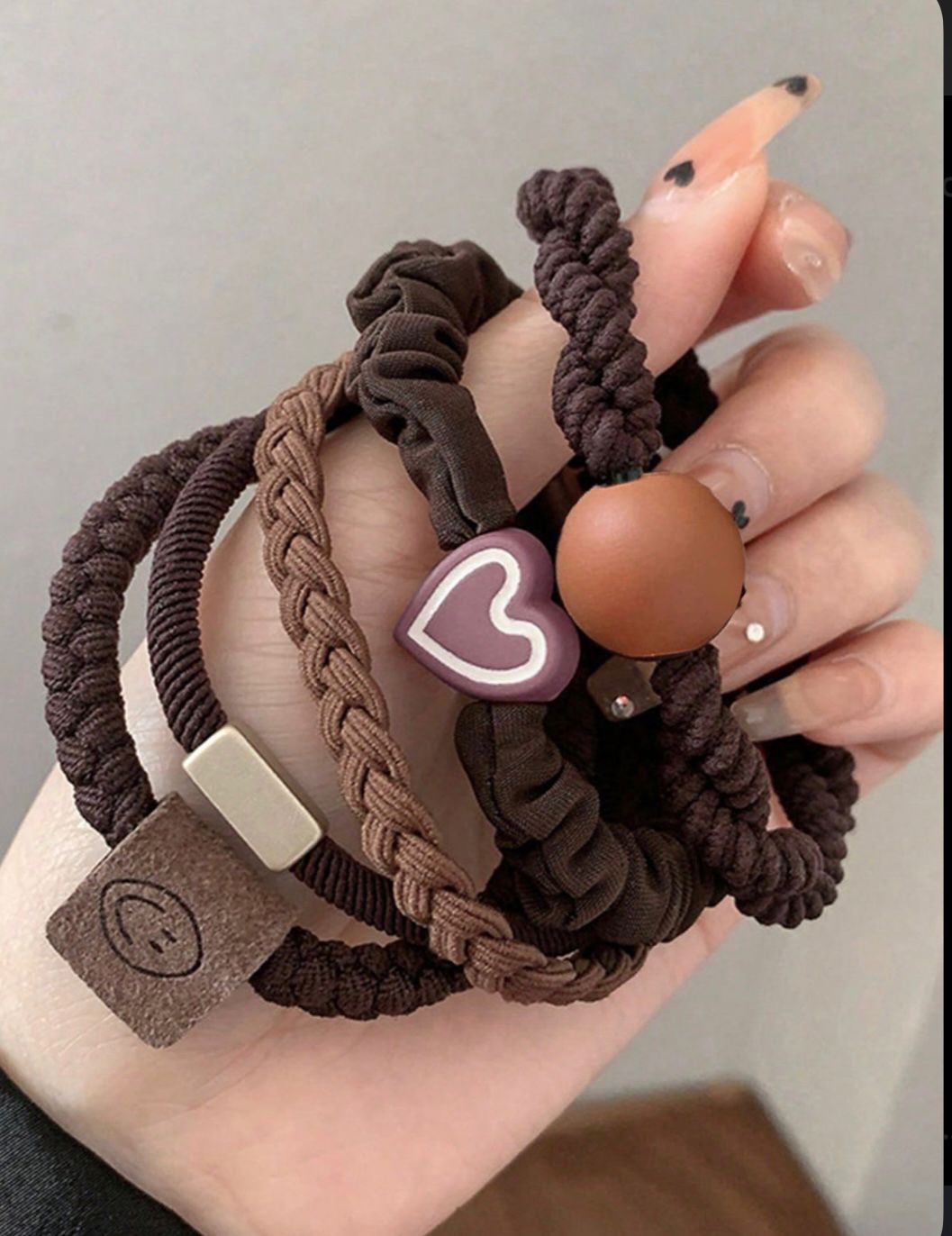 Choco Charm Hair Tie Set