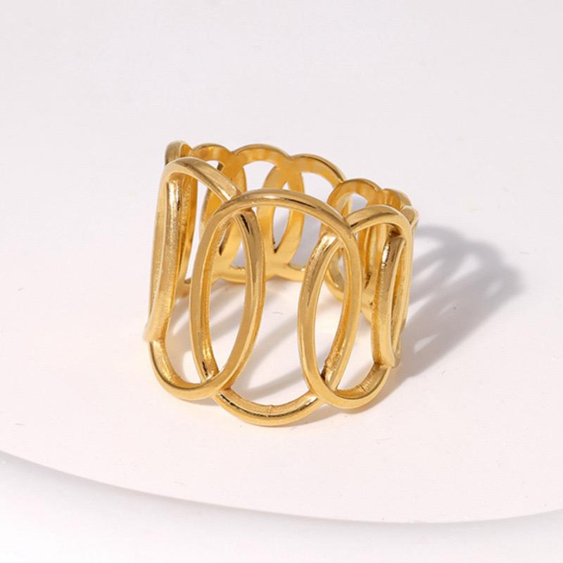 Golden Orbit Ring