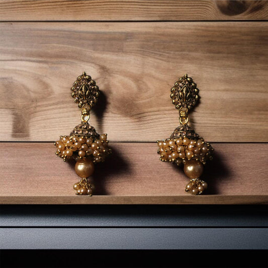 Svarna Blossom Jhumkas