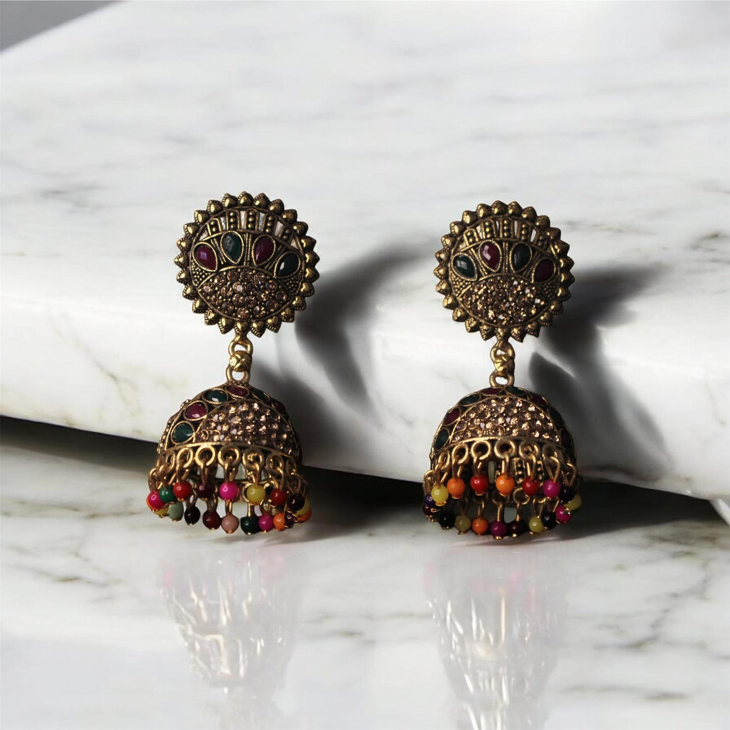 Kavya Kundan Jhumkas