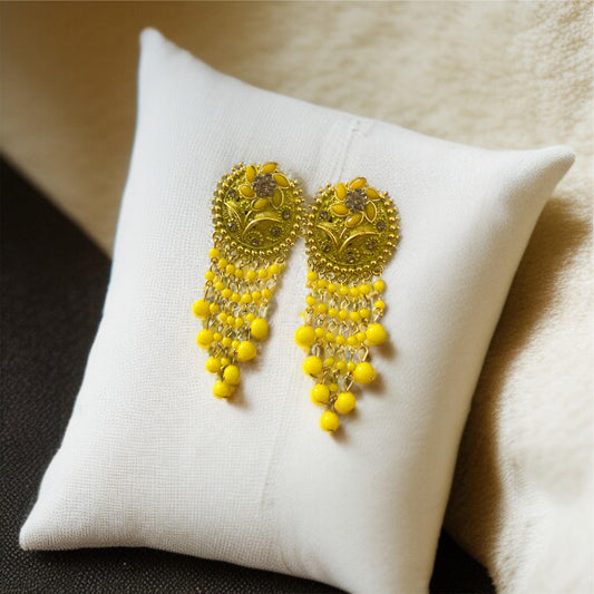 Sunshine Cascade Jhumkas